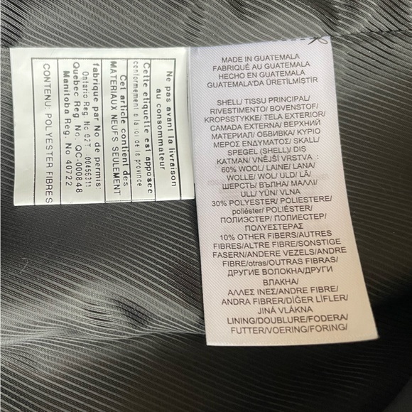 Ralph Lauren Wool mid length coat 🧥 grey/black - Picture 16 of 16